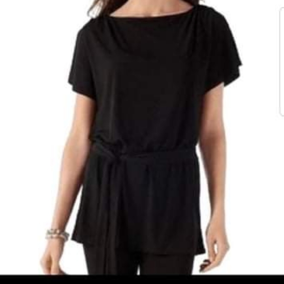 Tunic Flutter Sleeve Blouse - Picture 2 of 7